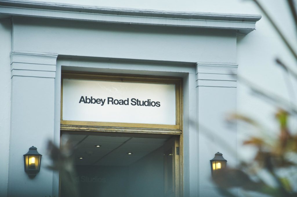 Inngangen til Abbey road studios
