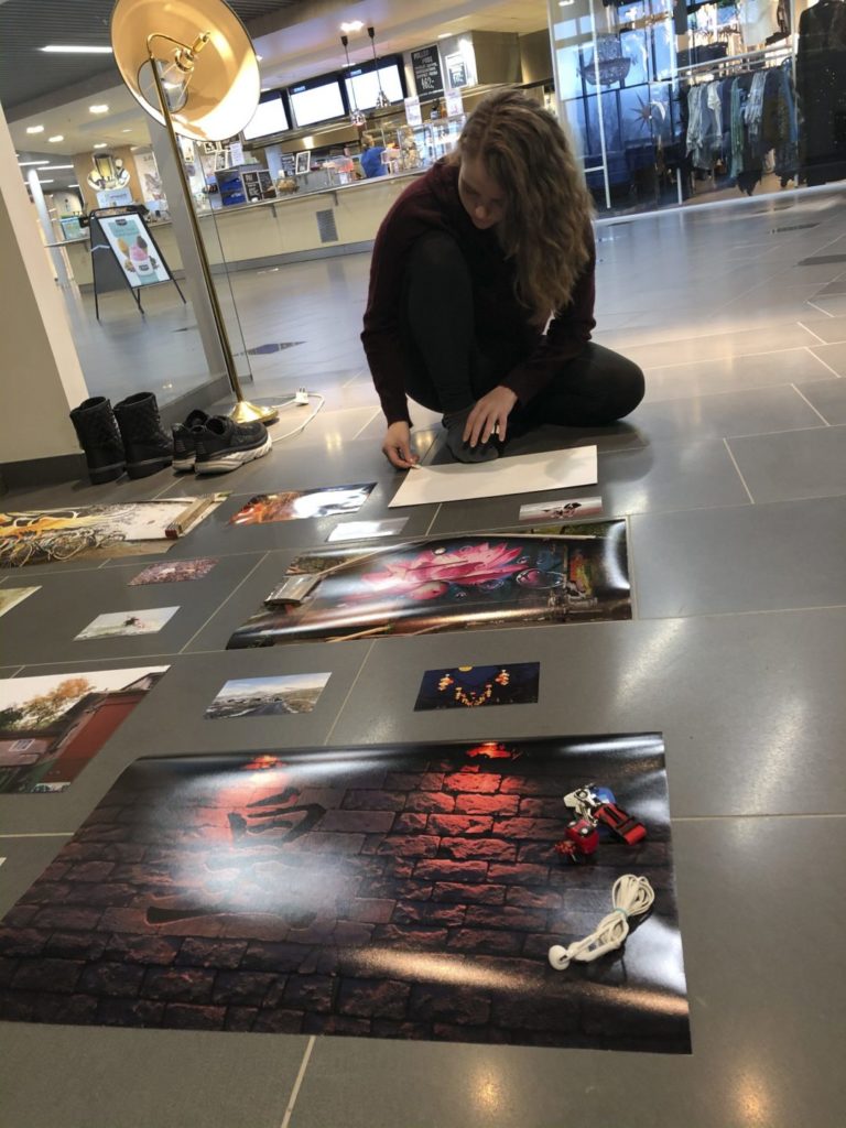 Fotografier på gulv
