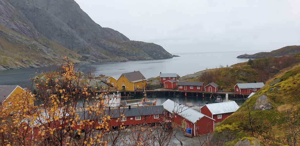 Oversiktsbilde fra Nusfjord