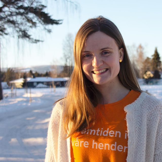 Line Gilberg fra Framtiden i våre hender