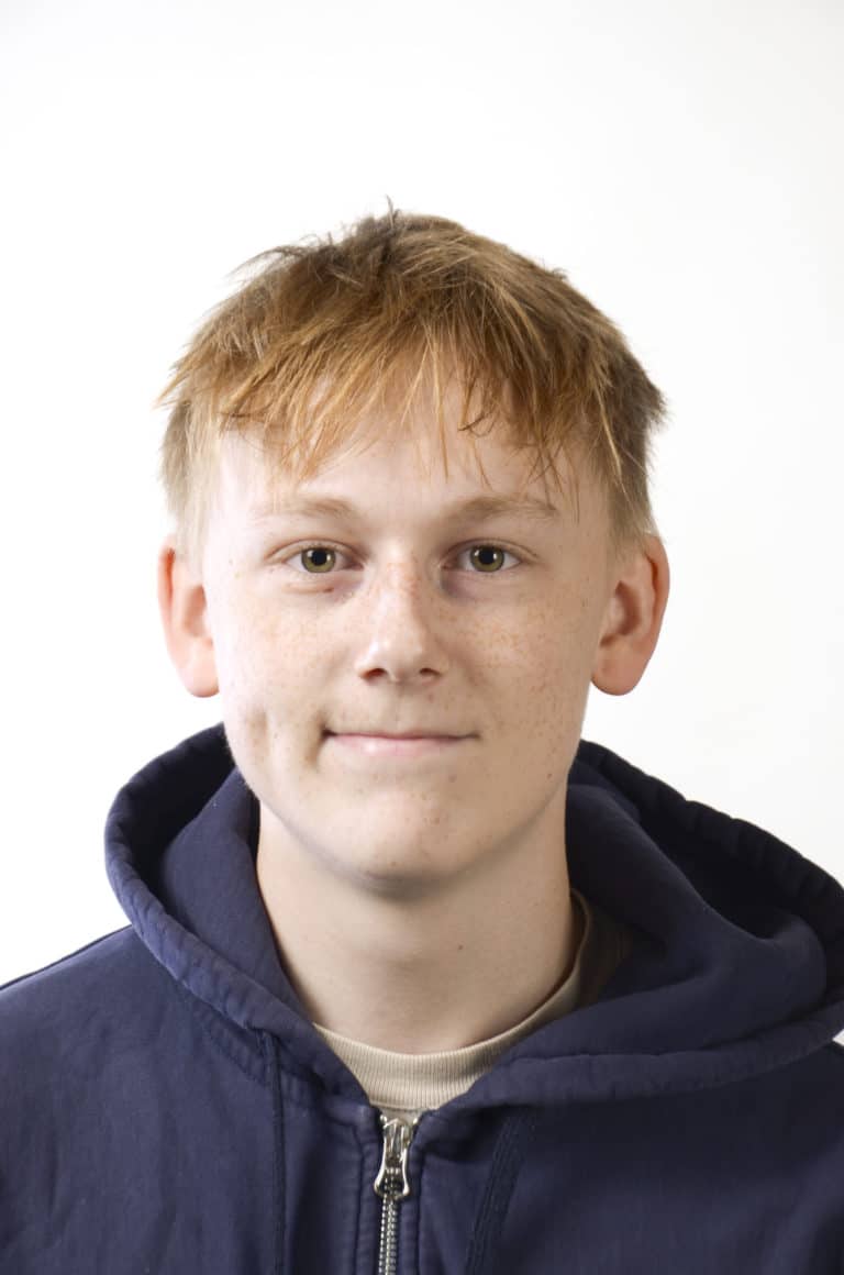 Portrettbilde av ung mann