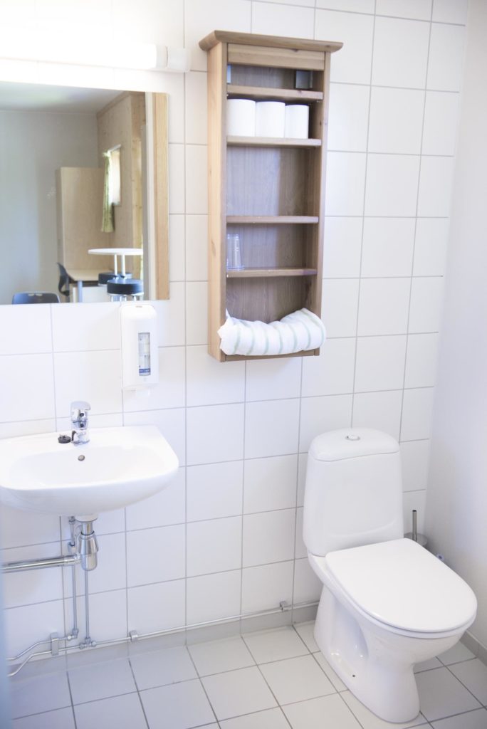 Bad på Elverum folkehøgskole